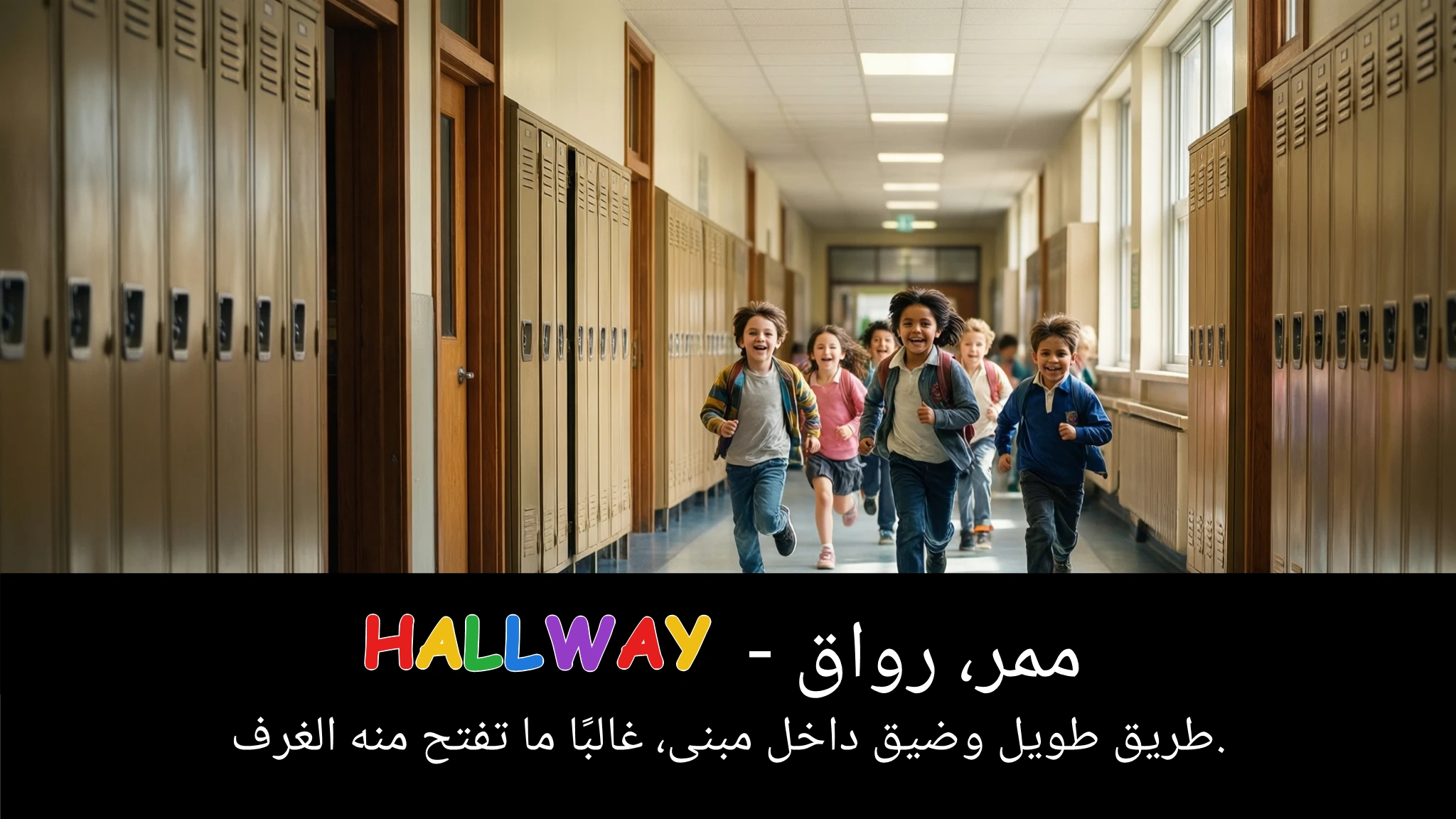 Arabic Illustration for hallway